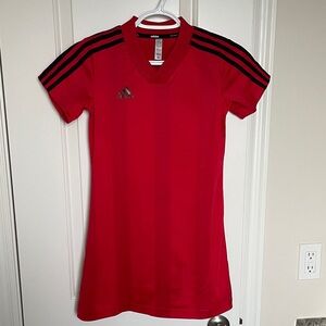 Adidas Girls Red Performance Dress S